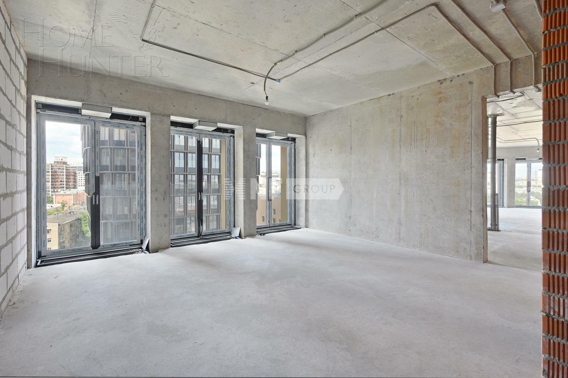 2-КОМН. АПАРТАМЕНТЫ БЕЗ ОТДЕЛКИ 122.6 М² НА 11 ЭТАЖЕ