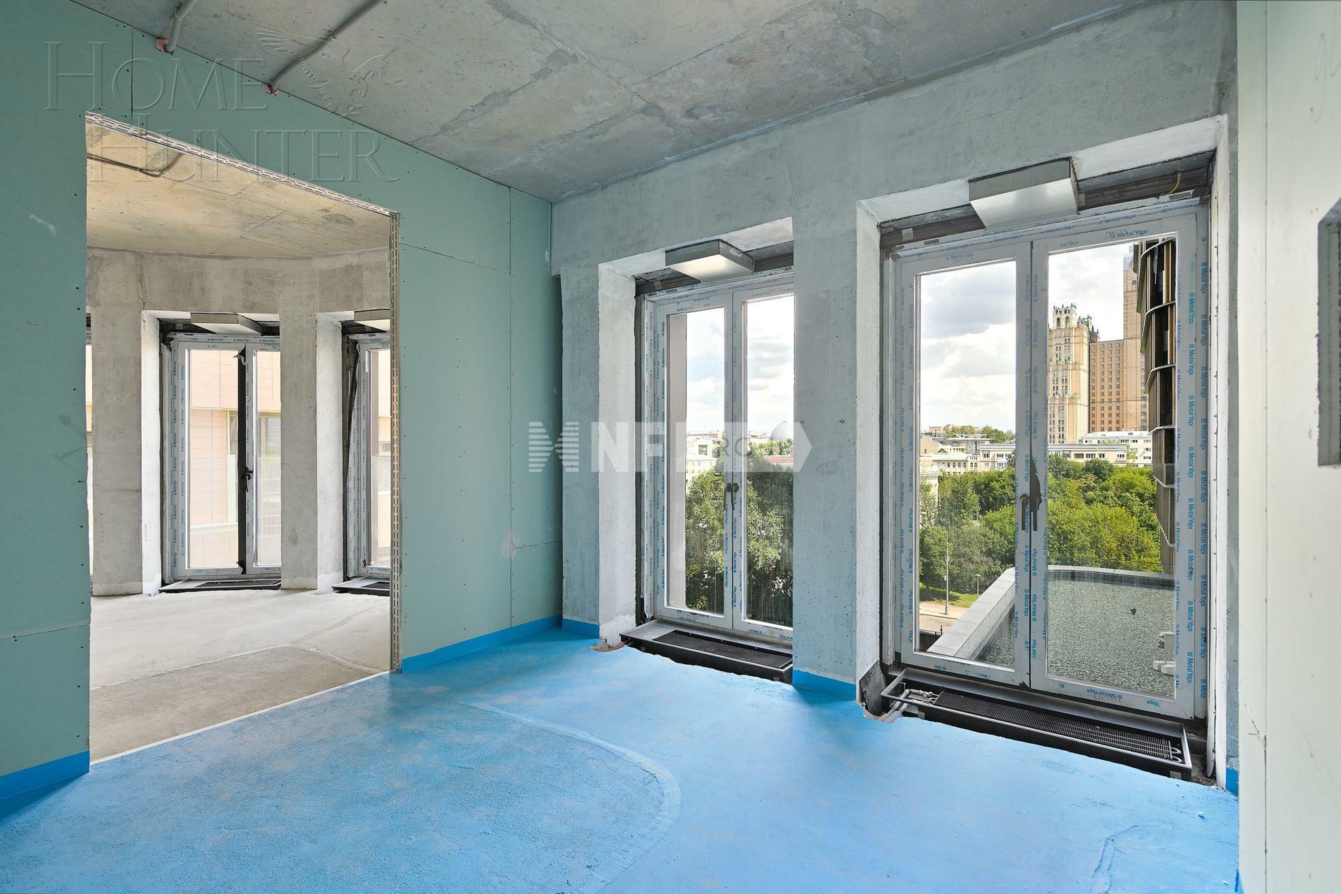 2-КОМН. АПАРТАМЕНТЫ БЕЗ ОТДЕЛКИ 88.8 М² НА 6 ЭТАЖЕ