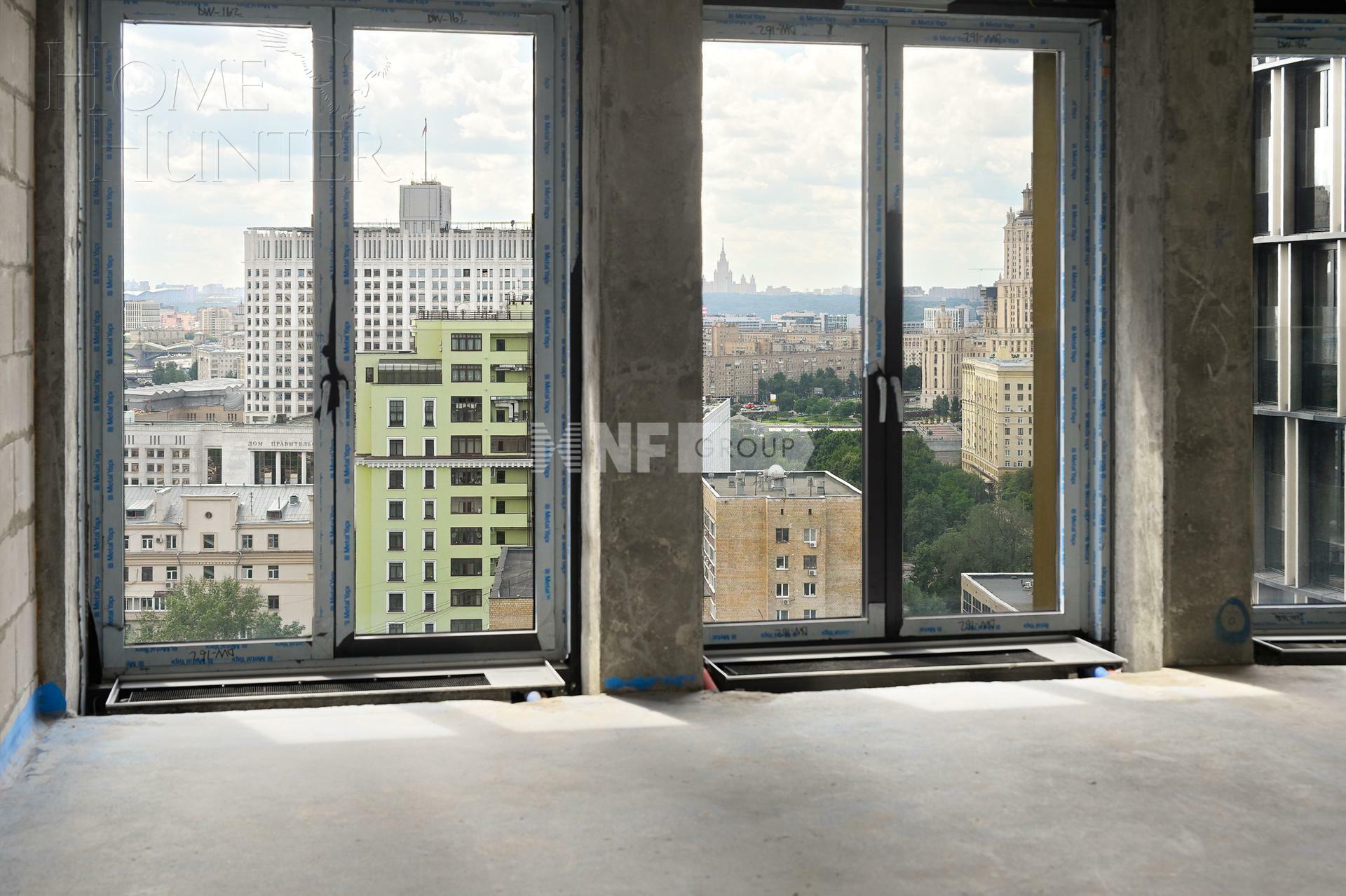 3-КОМН. АПАРТАМЕНТЫ БЕЗ ОТДЕЛКИ 128.6 М² НА 16 ЭТАЖЕ