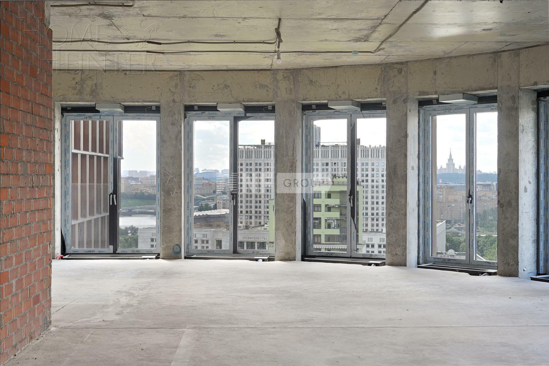3-КОМН. АПАРТАМЕНТЫ БЕЗ ОТДЕЛКИ 128.6 М² НА 16 ЭТАЖЕ