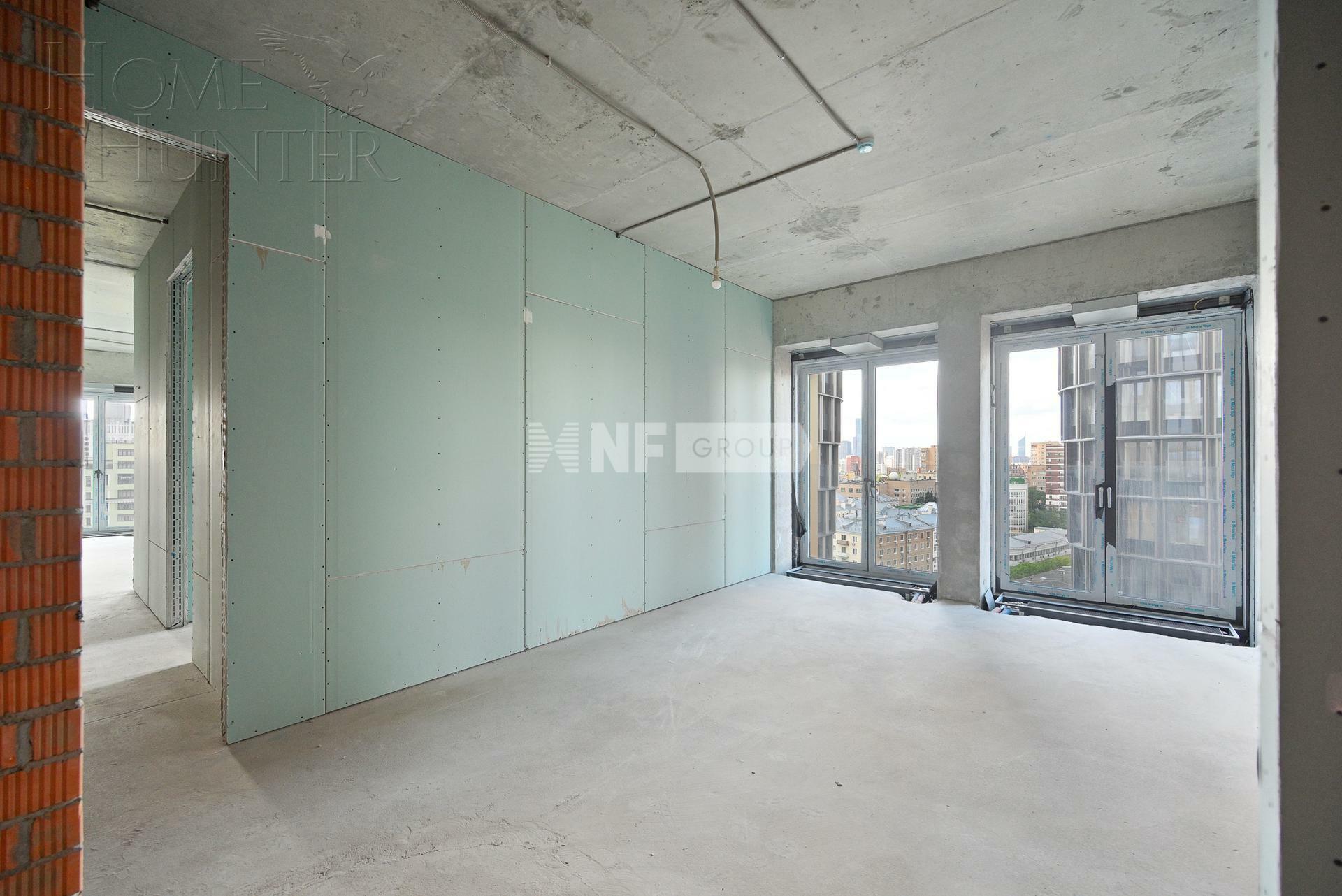 3-КОМН. АПАРТАМЕНТЫ БЕЗ ОТДЕЛКИ 122.5 М² НА 14 ЭТАЖЕ
