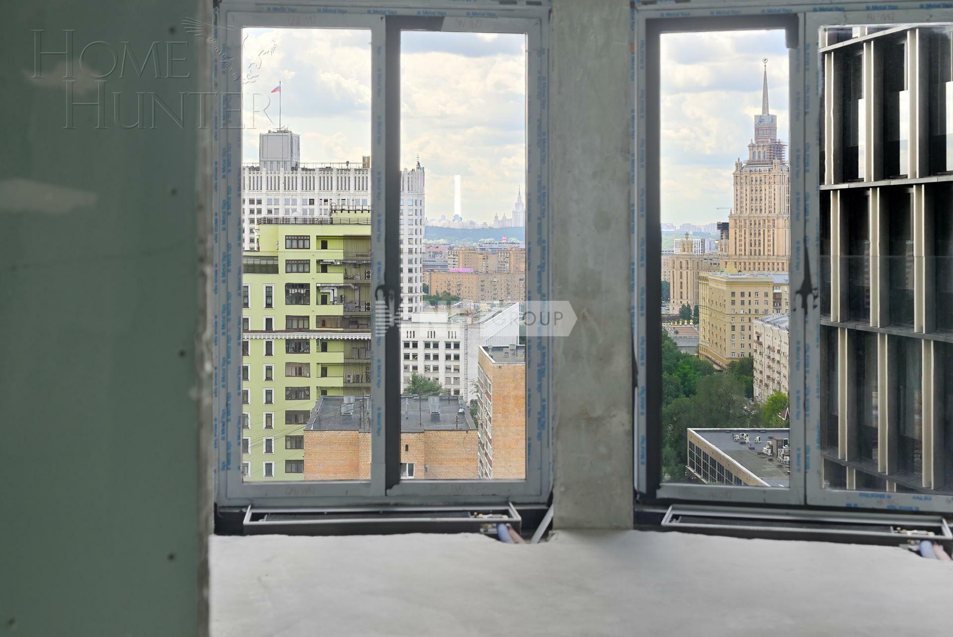 3-КОМН. АПАРТАМЕНТЫ БЕЗ ОТДЕЛКИ 126 М² НА 15 ЭТАЖЕ