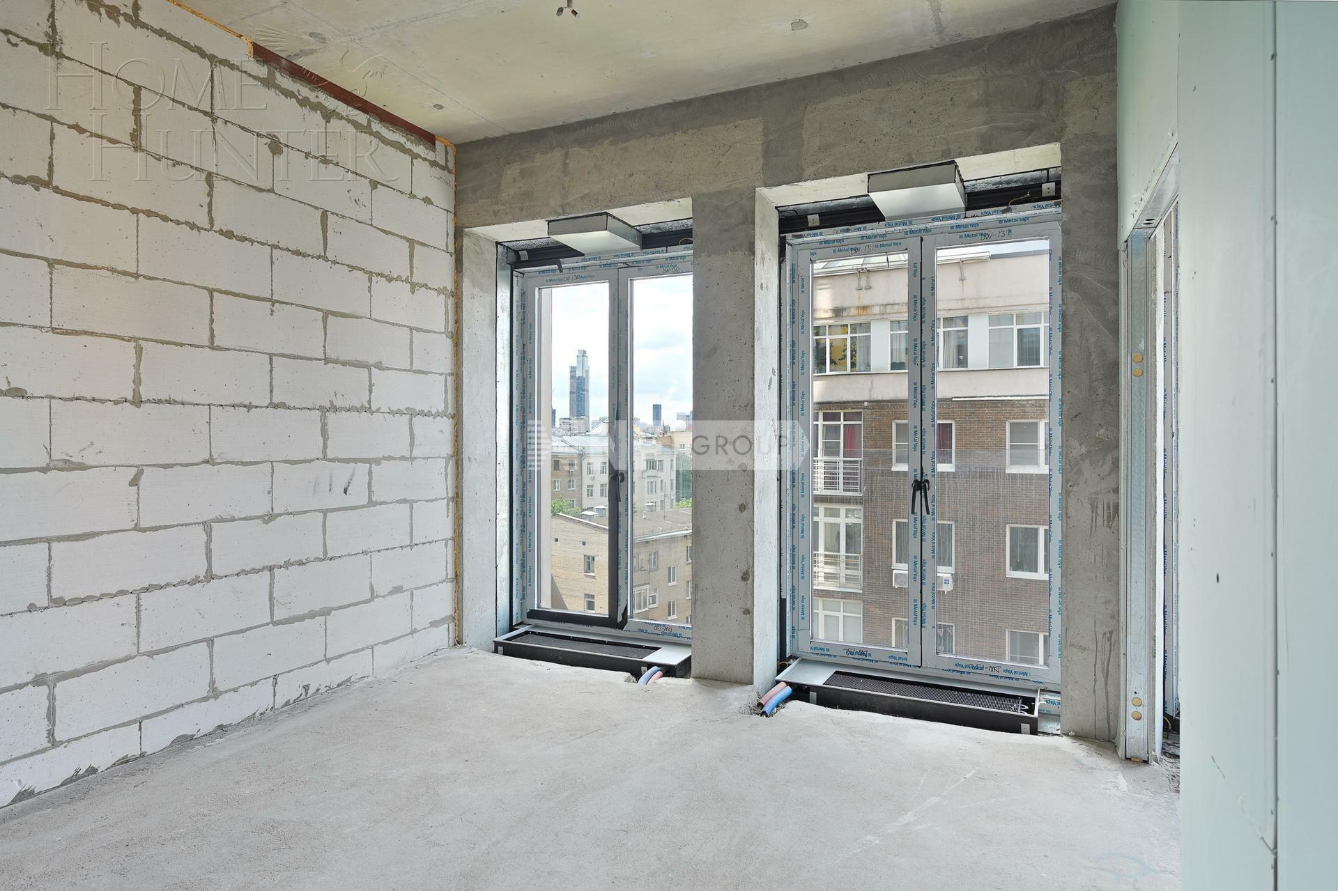 3-КОМН. АПАРТАМЕНТЫ БЕЗ ОТДЕЛКИ 129 М² НА 9 ЭТАЖЕ