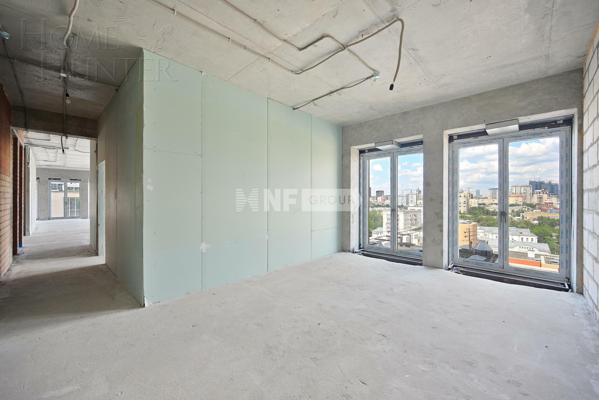 2-КОМН. АПАРТАМЕНТЫ БЕЗ ОТДЕЛКИ 173.9 М² НА 12 ЭТАЖЕ
