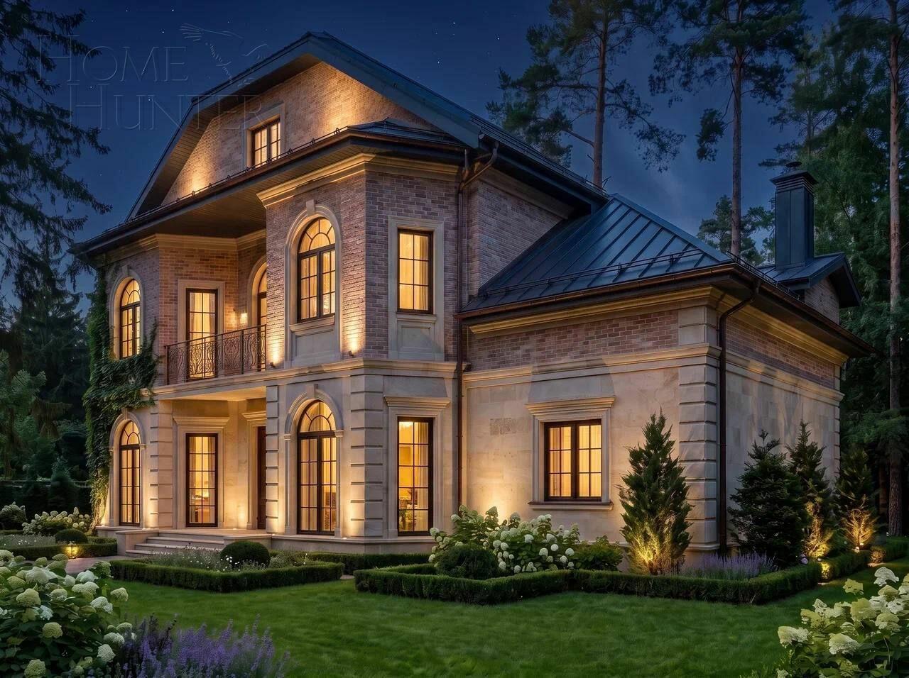 2-этажный коттедж 560 м² без отделки