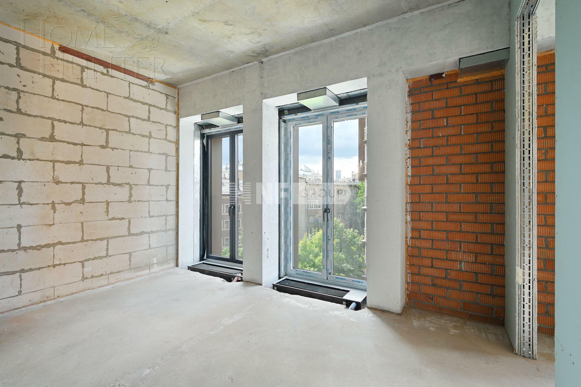 2-КОМН. АПАРТАМЕНТЫ БЕЗ ОТДЕЛКИ 86.6 М² НА 6 ЭТАЖЕ
