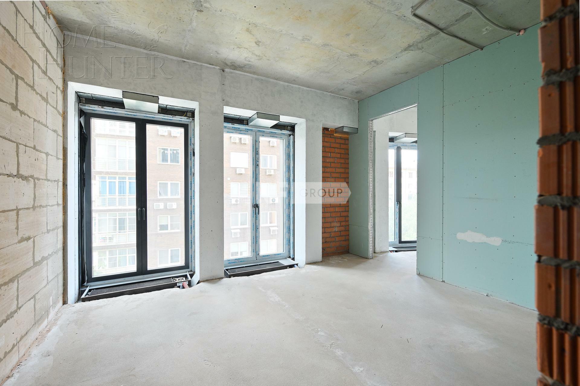 2-КОМН. АПАРТАМЕНТЫ БЕЗ ОТДЕЛКИ 86.6 М² НА 6 ЭТАЖЕ