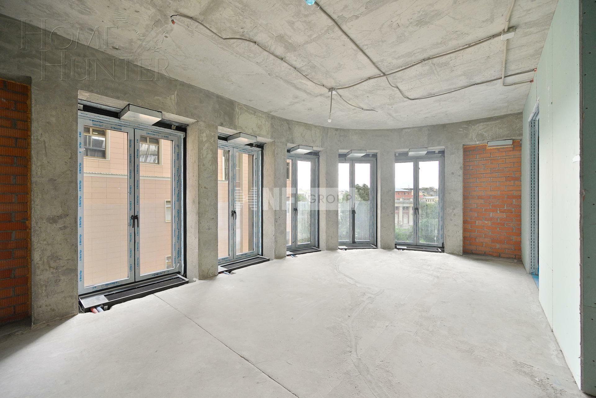 2-КОМН. АПАРТАМЕНТЫ БЕЗ ОТДЕЛКИ 83.9 М² НА 5 ЭТАЖЕ