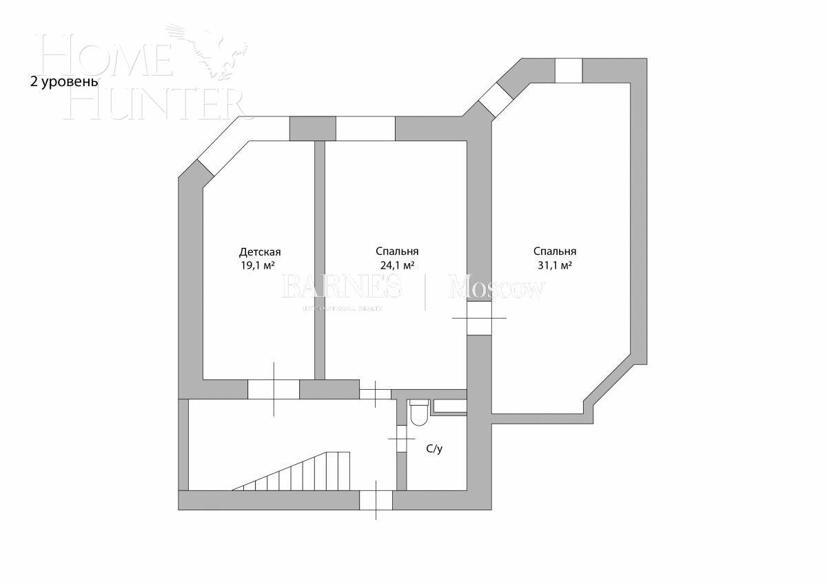 3-УРОВНЕВАЯ КВАРТИРА С ОТДЕЛКОЙ 227 М² НА 16 ЭТАЖЕ