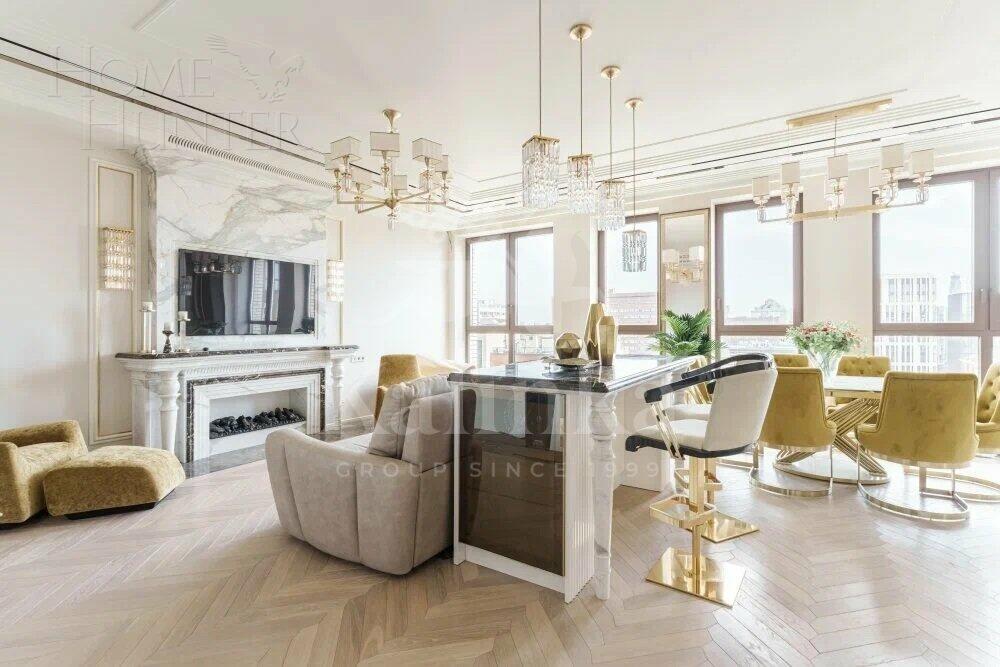 4-КОМН. КВАРТИРА С ОТДЕЛКОЙ 186 М² НА 10 ЭТАЖЕ