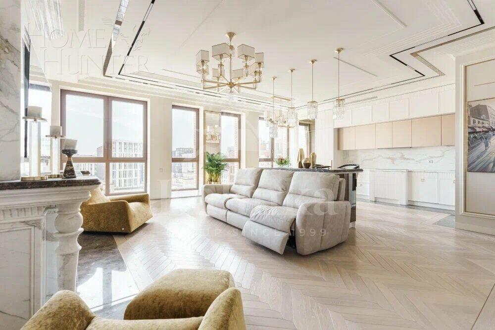 4-КОМН. КВАРТИРА С ОТДЕЛКОЙ 186 М² НА 10 ЭТАЖЕ