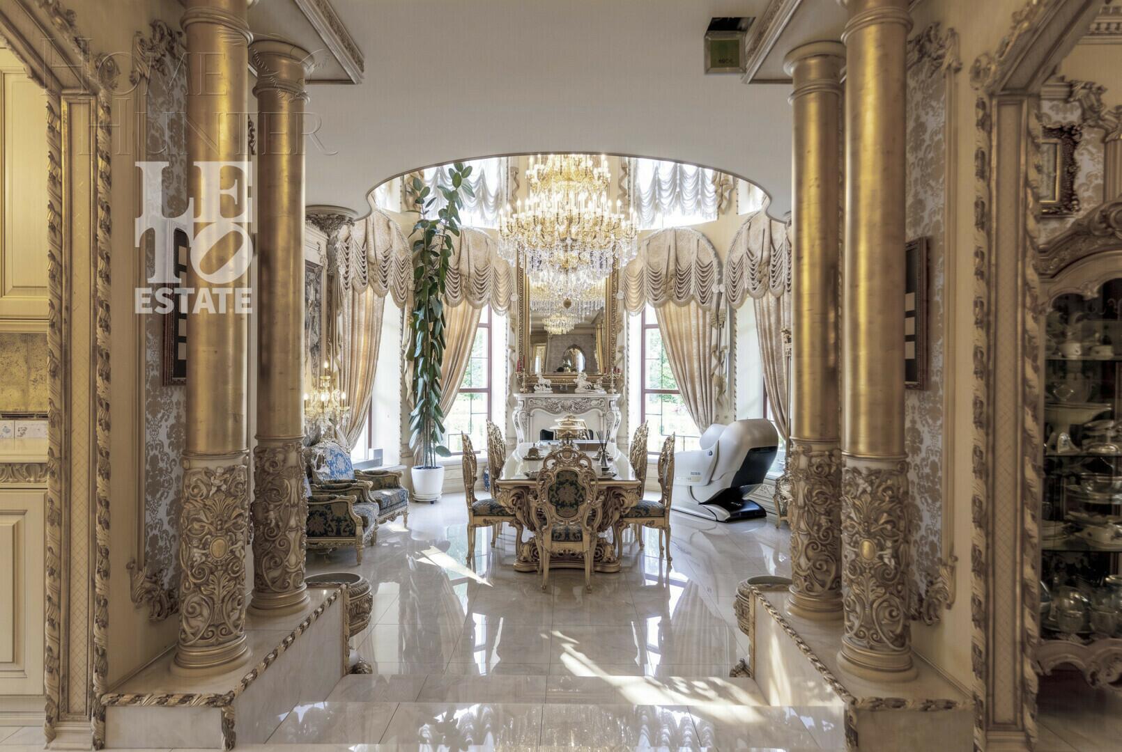 2-этажный коттедж 520 м² с отделкой