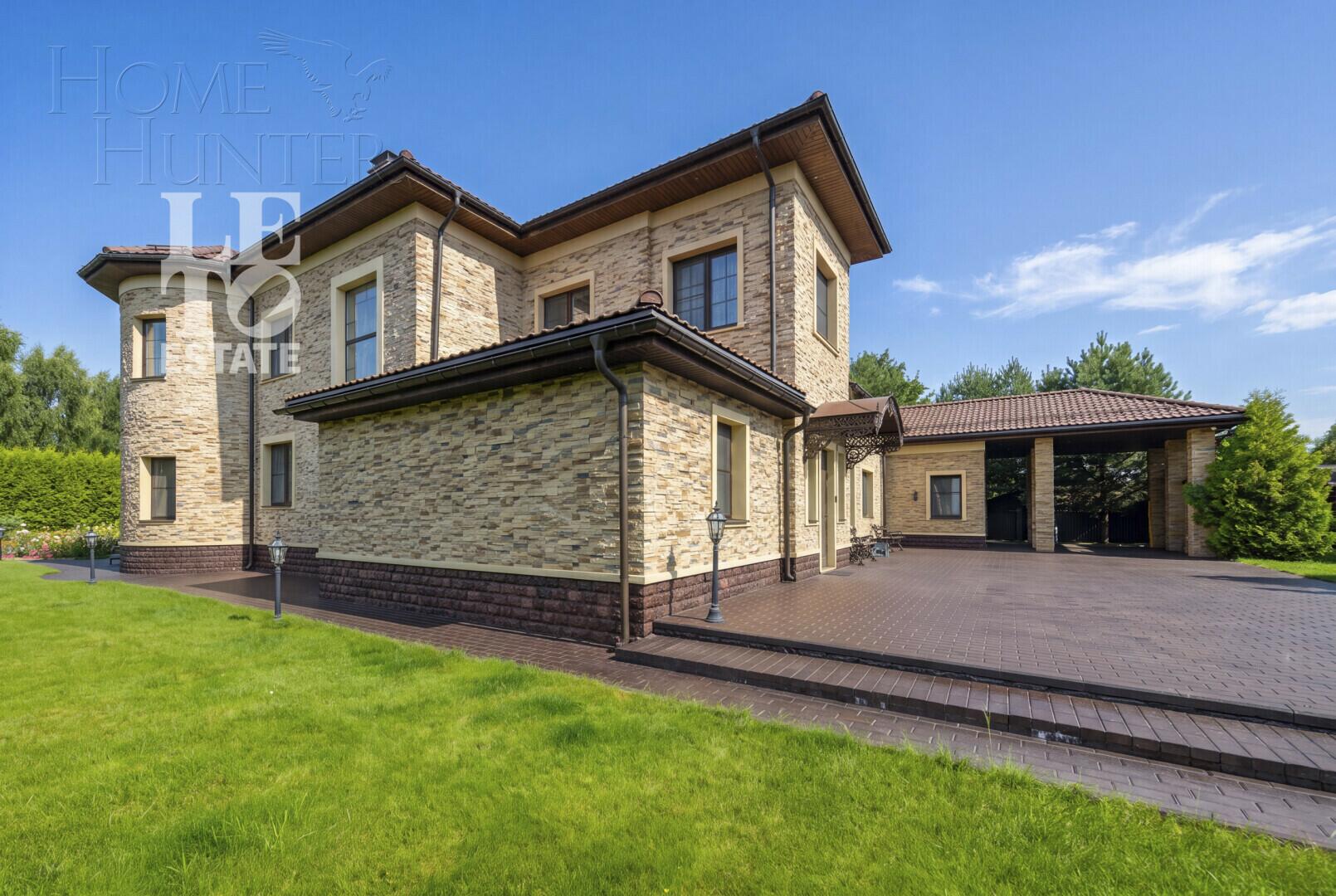 2-этажный коттедж 520 м² с отделкой