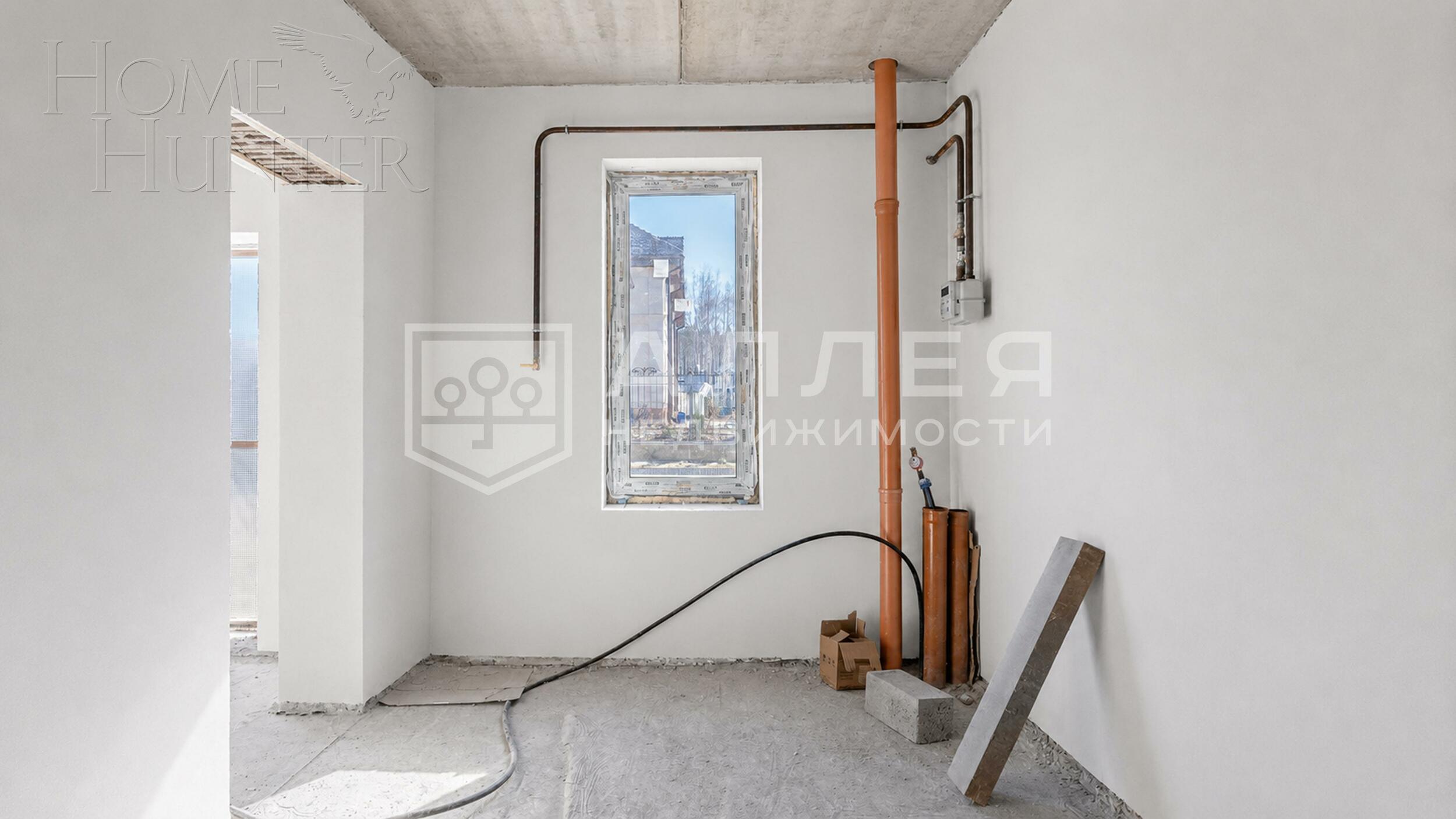 2-этажный коттедж 250 м² без отделки