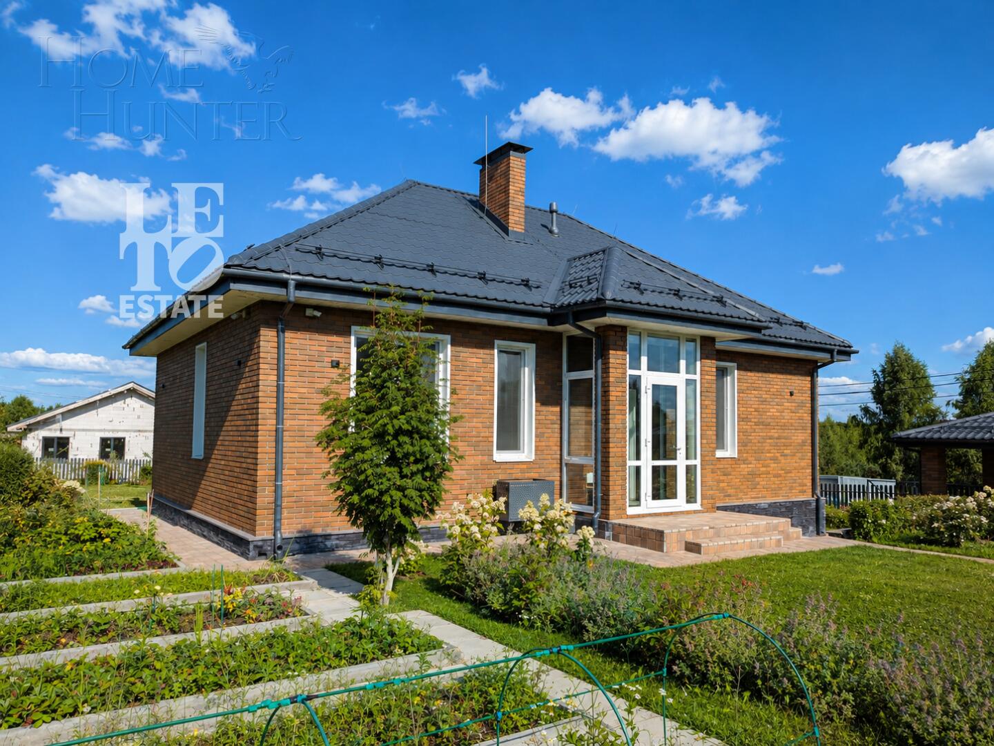 1-этажный коттедж 120 м² с отделкой