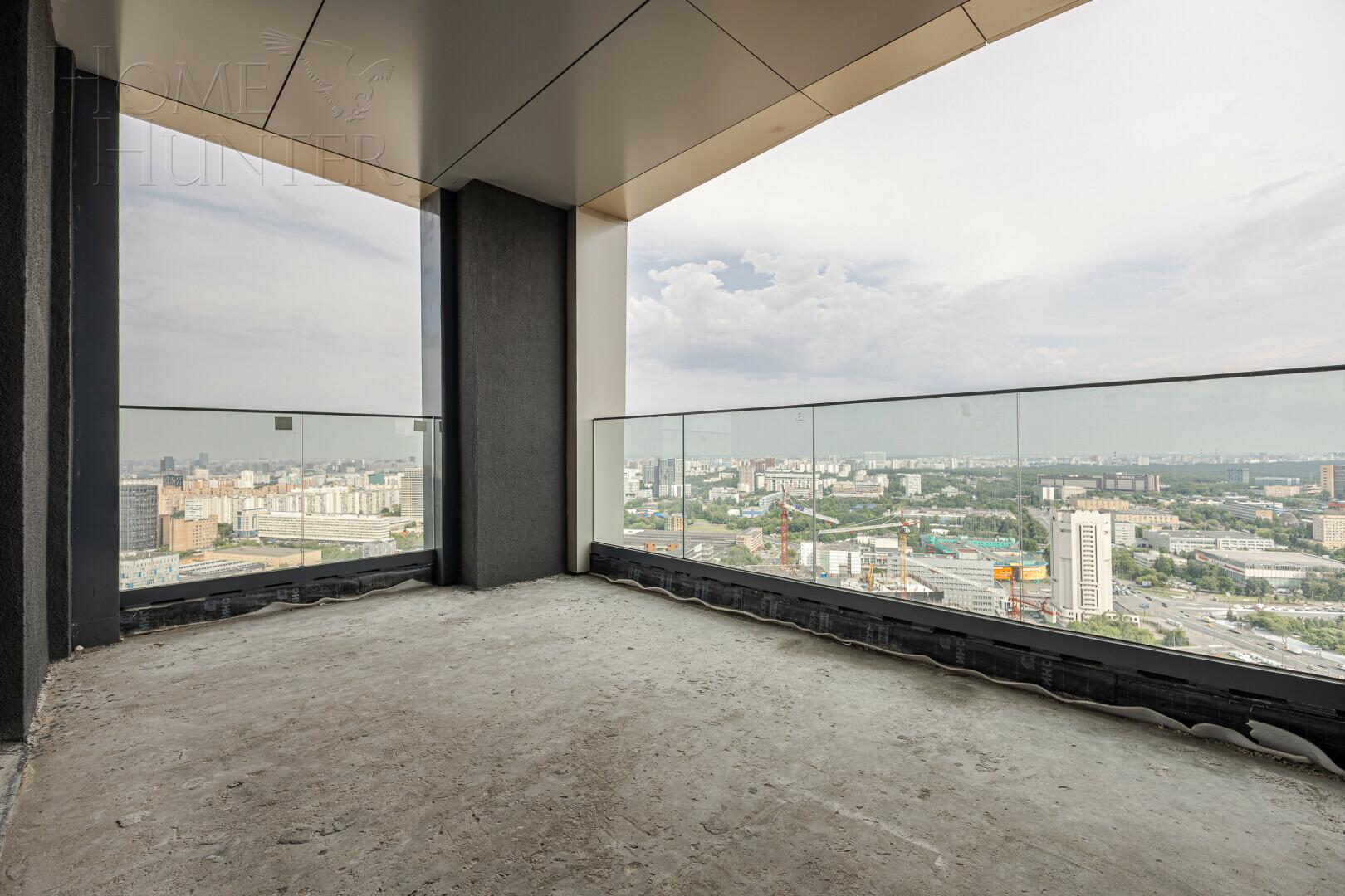 4-КОМН. ПЕНТХАУС БЕЗ ОТДЕЛКИ 156.9 М² НА 34 ЭТАЖЕ