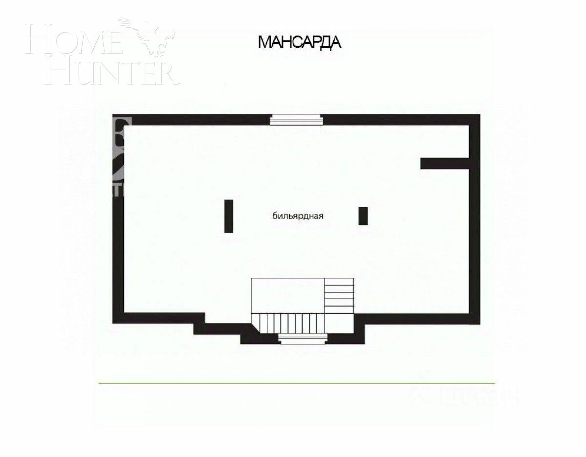 2-этажный коттедж 547 м² без отделки