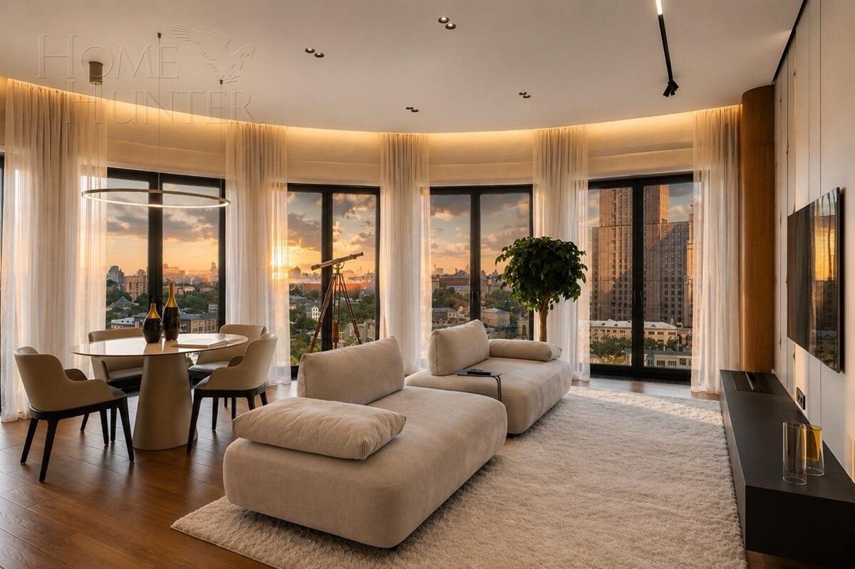 4-КОМН. КВАРТИРА С ОТДЕЛКОЙ 155 М² НА 15 ЭТАЖЕ