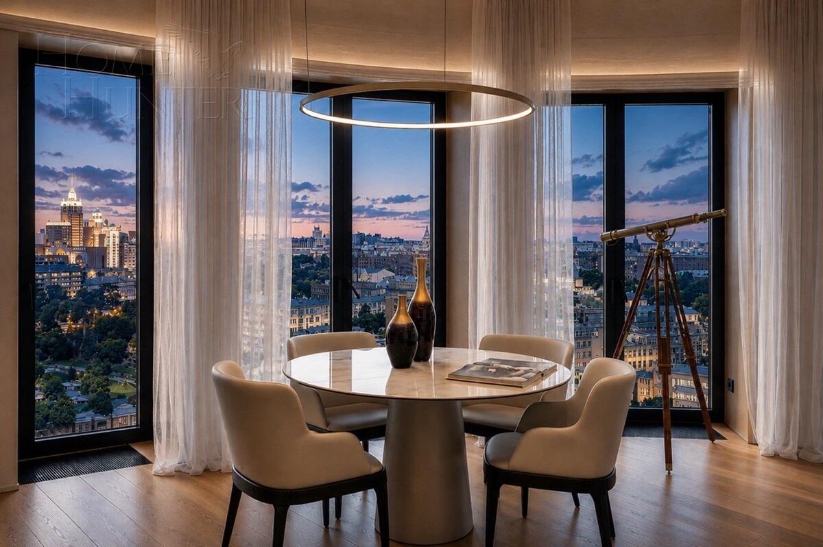 4-КОМН. КВАРТИРА С ОТДЕЛКОЙ 155 М² НА 15 ЭТАЖЕ