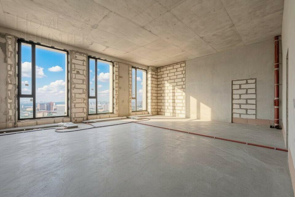 4-КОМН. ПЕНТХАУС БЕЗ ОТДЕЛКИ 156.9 М² НА 34 ЭТАЖЕ