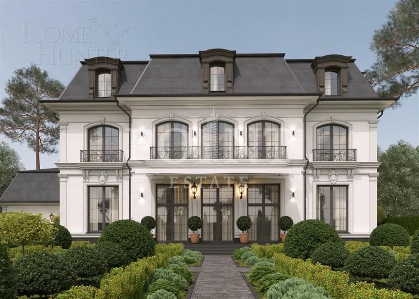 3-этажный коттедж 1 250 м² без отделки