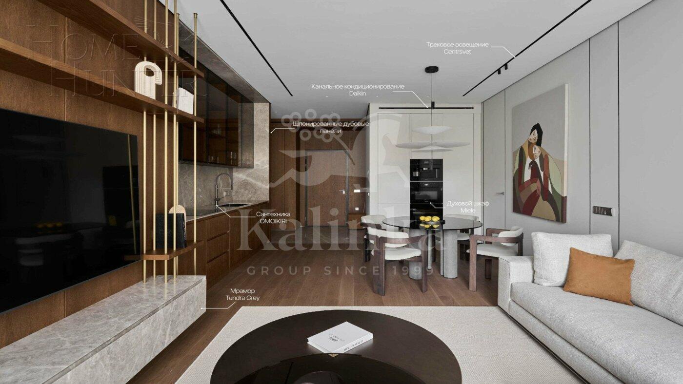 3-КОМН. КВАРТИРА С ОТДЕЛКОЙ 97.3 М² НА 1 ЭТАЖЕ