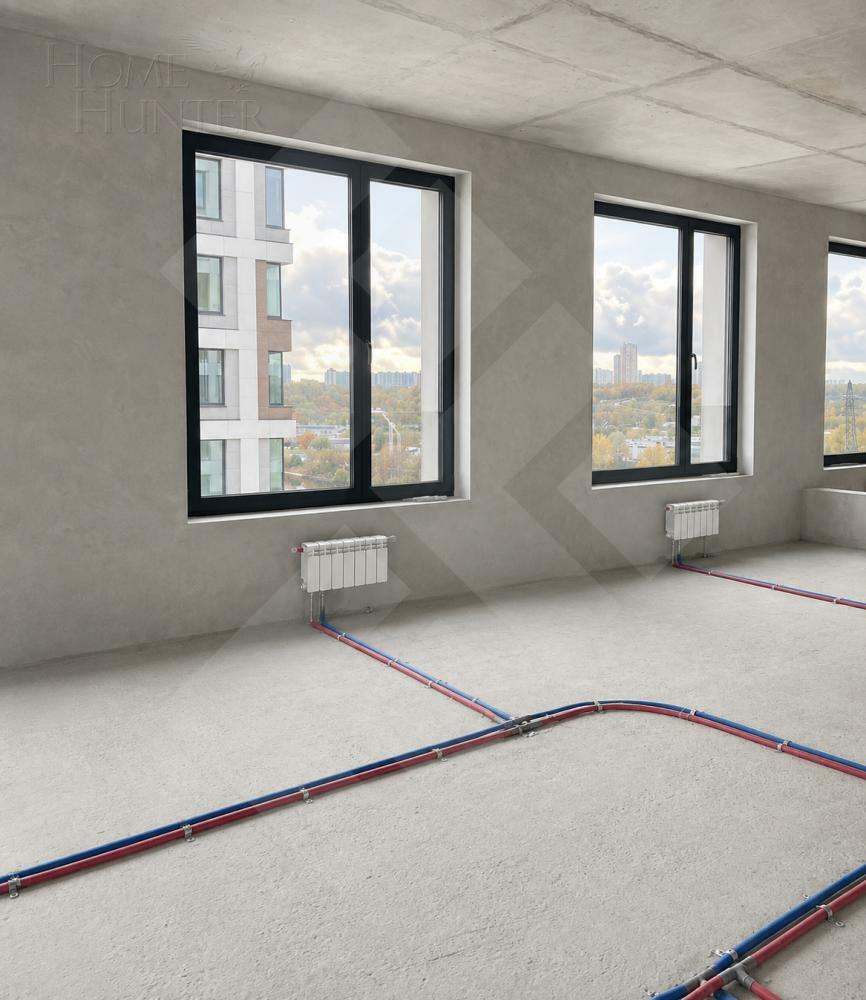 3-КОМН. КВАРТИРА БЕЗ ОТДЕЛКИ 130 М² НА 12 ЭТАЖЕ
