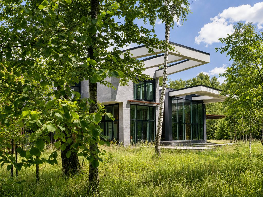 2-этажный коттедж 1 500 м² без отделки