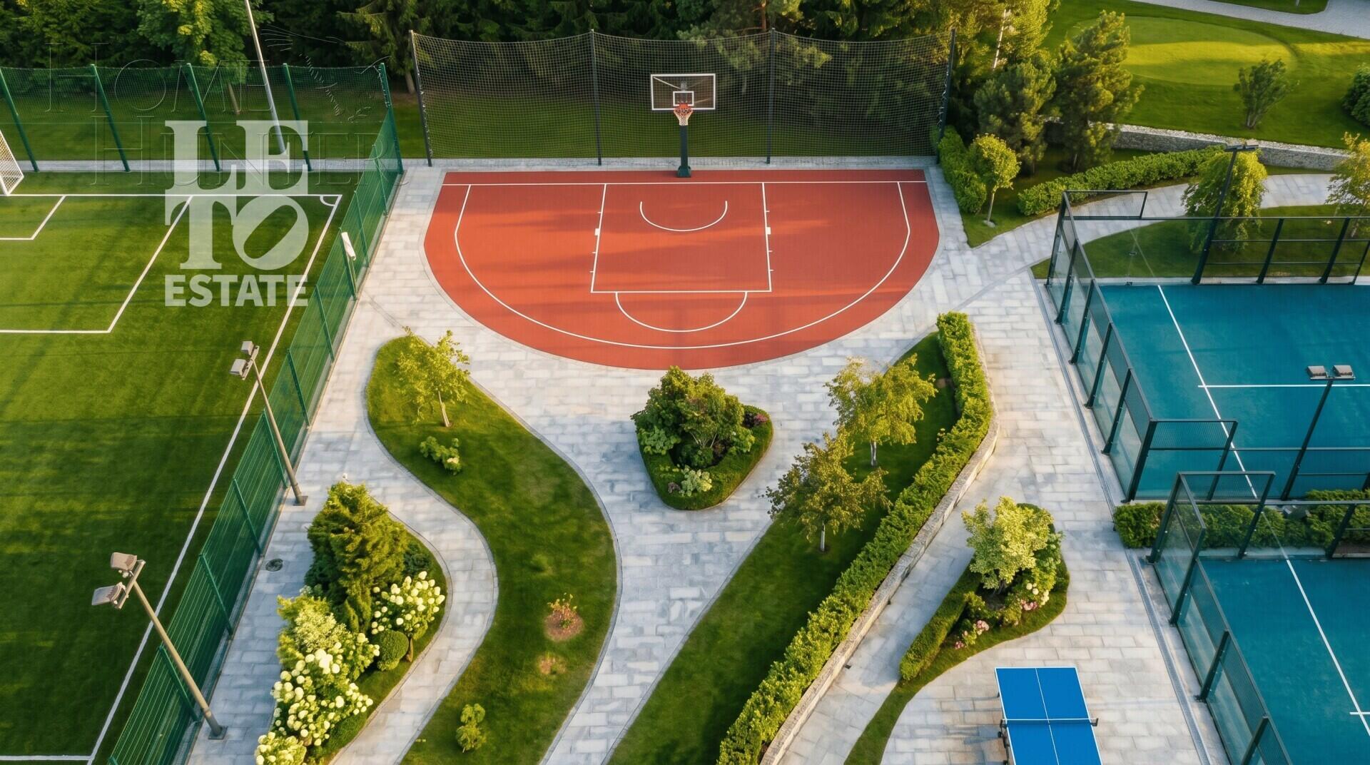 2-этажный коттедж 590 м² без отделки