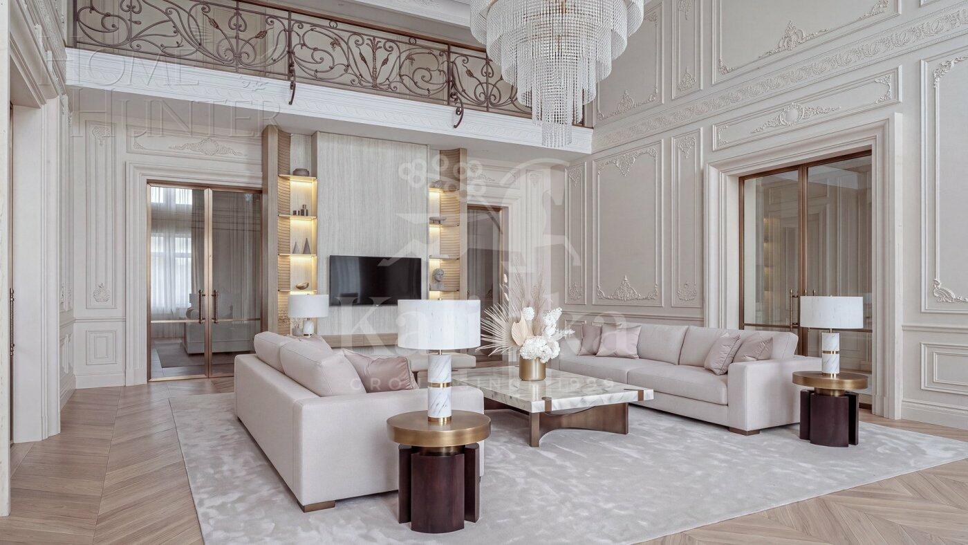 2-этажный коттедж 850 м² с отделкой