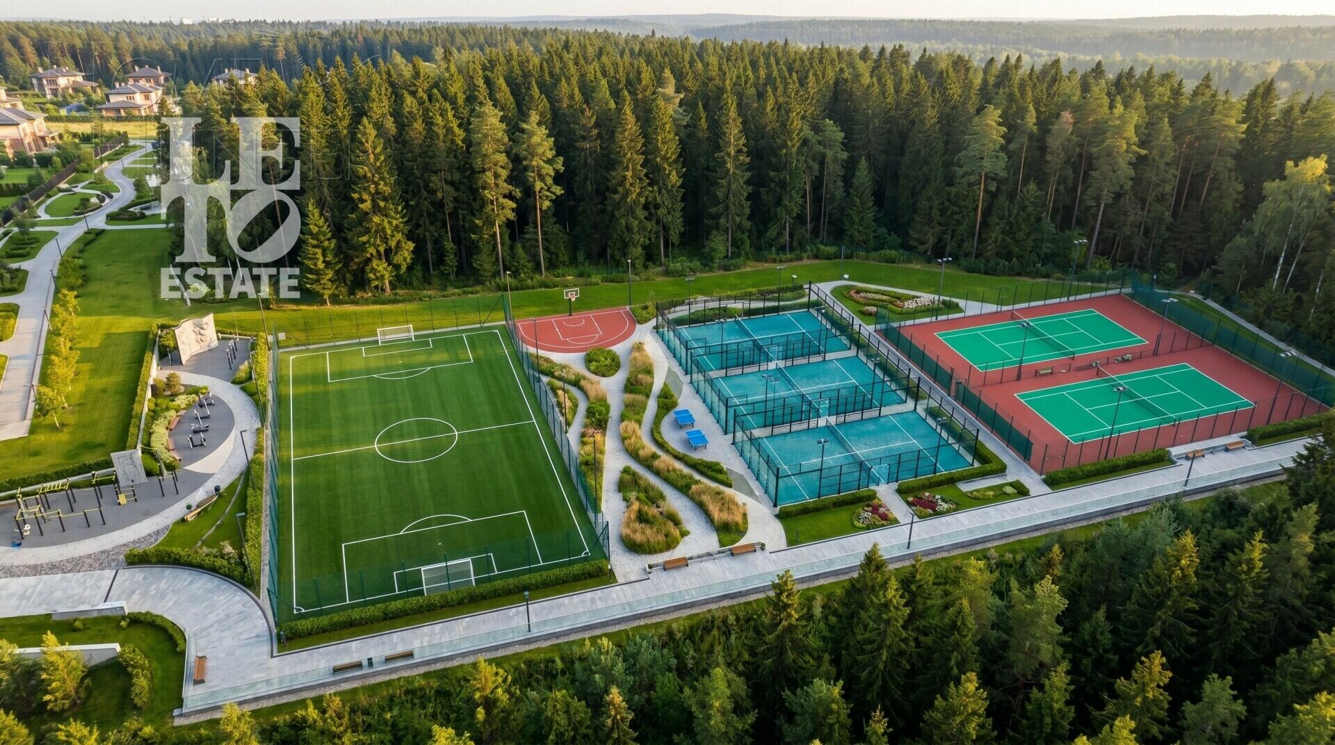 2-этажный коттедж 590 м² без отделки