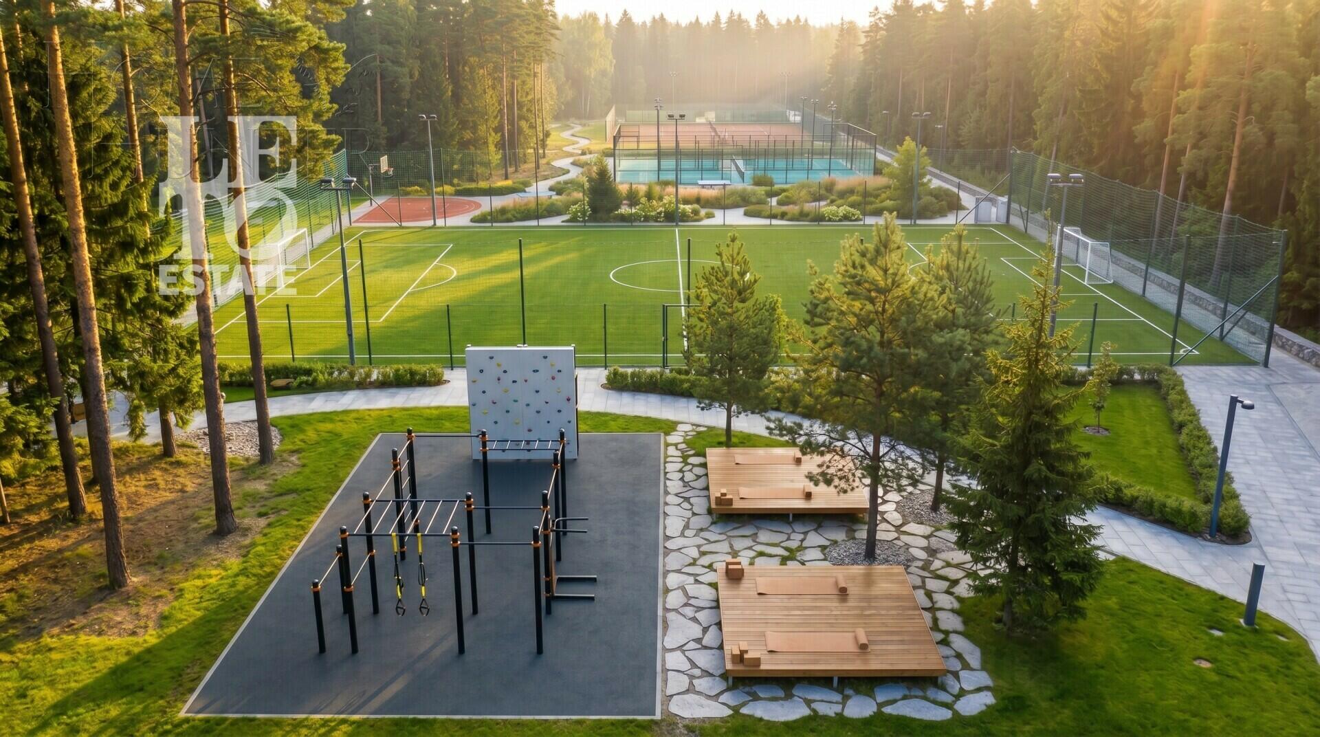 2-этажный коттедж 590 м² без отделки