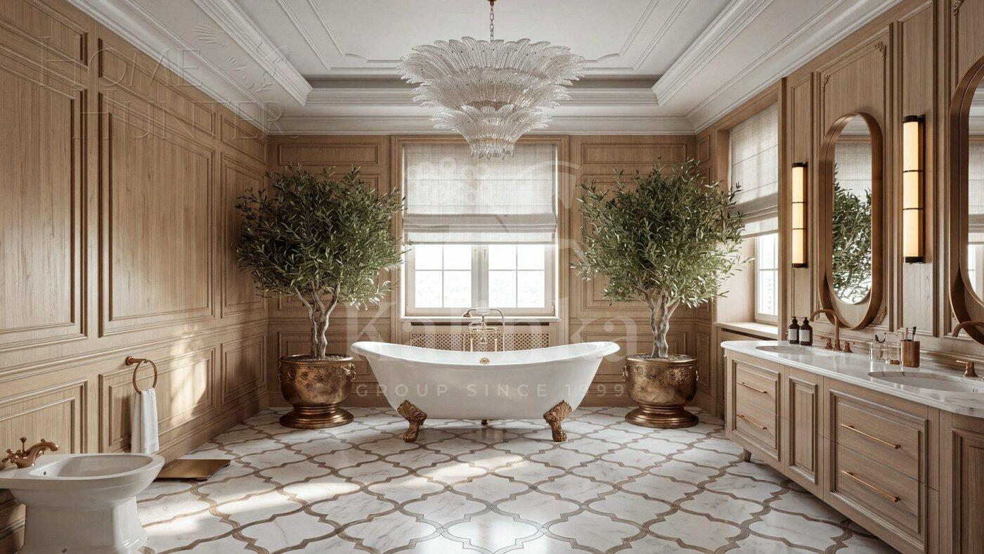 2-этажный коттедж 850 м² с отделкой