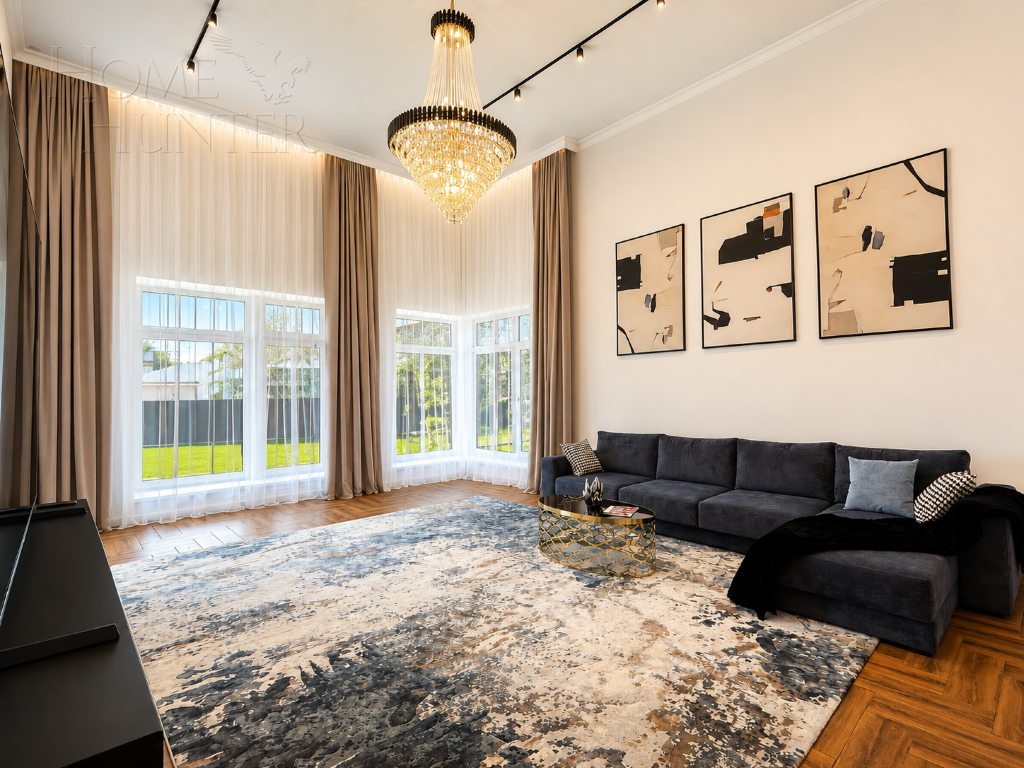 1-этажный коттедж 380 м² с отделкой