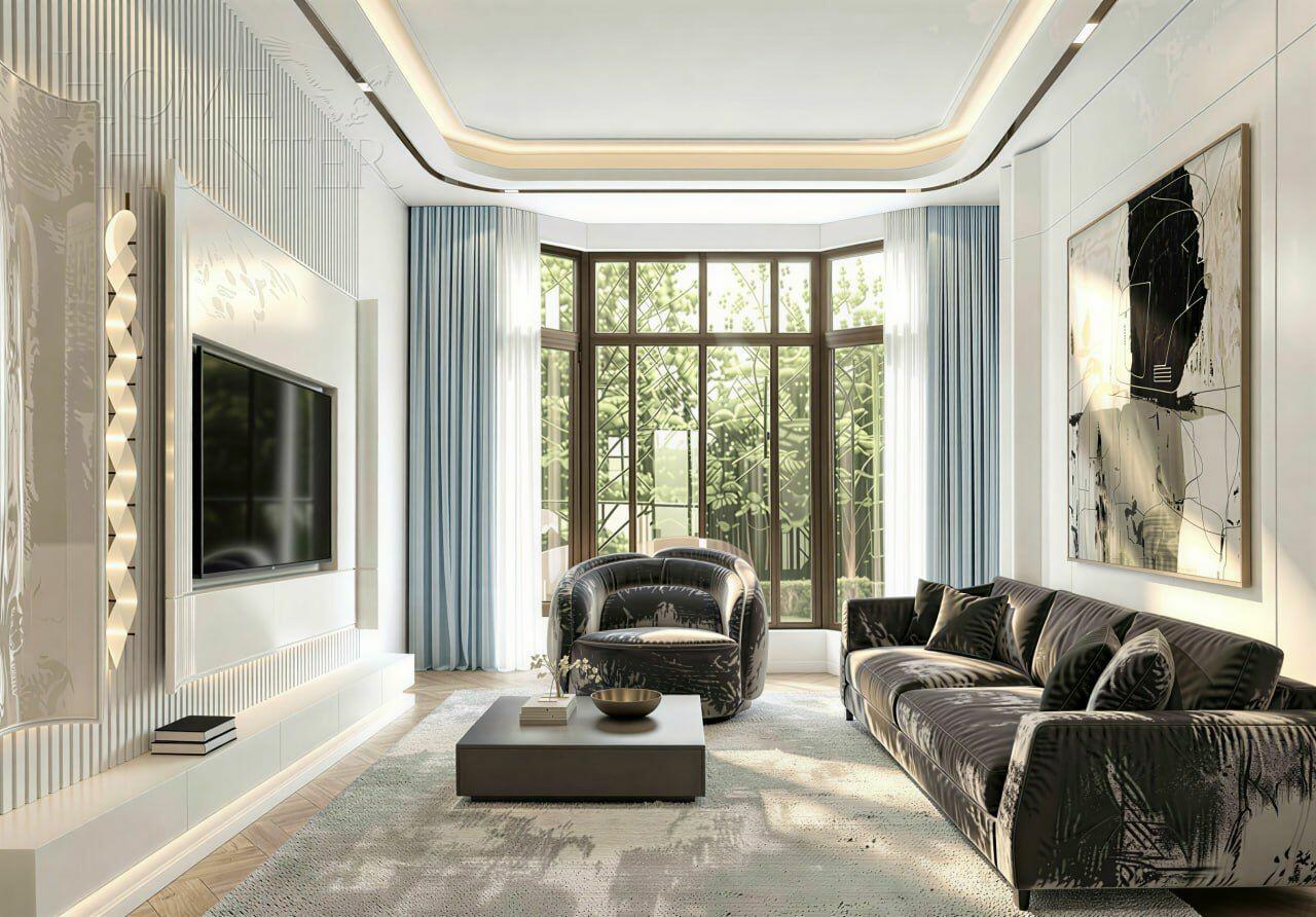 2-этажный коттедж 750 м² без отделки
