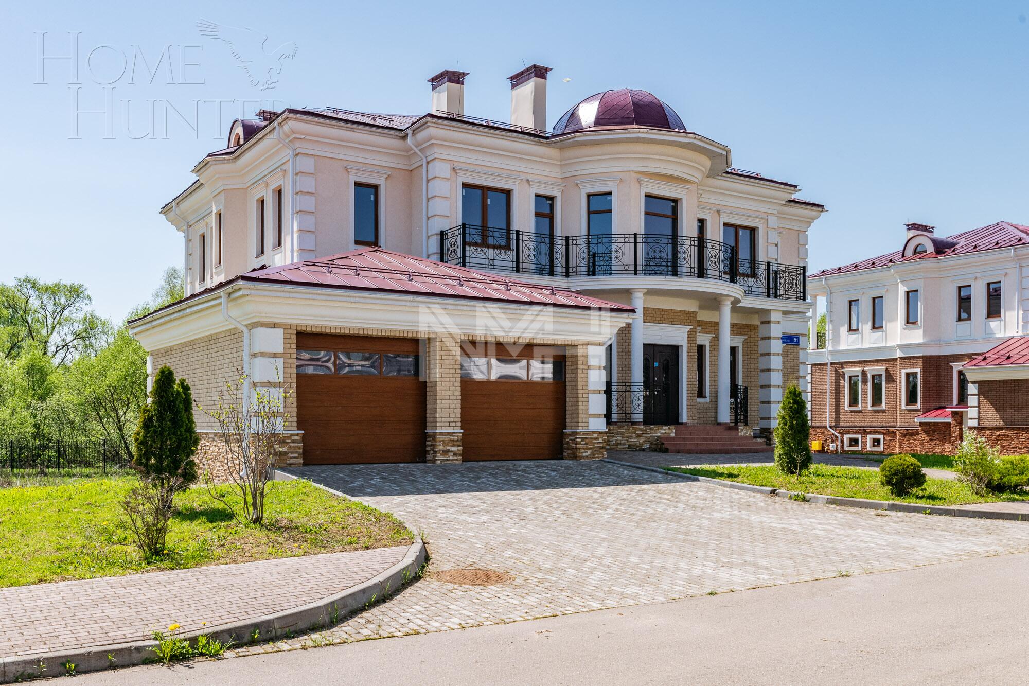 3-этажный коттедж 855 м² без отделки