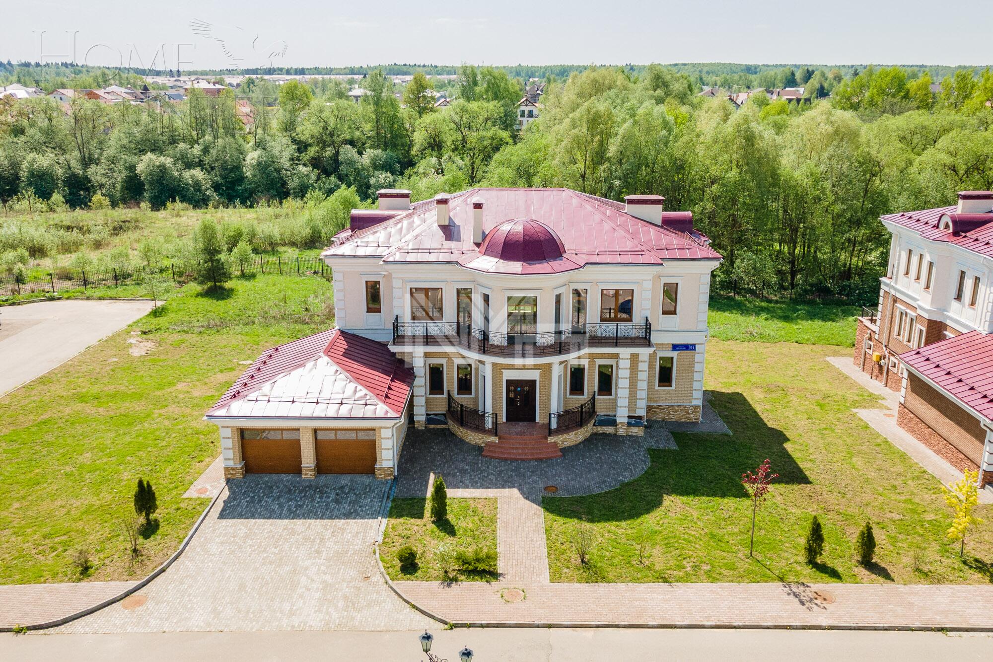 3-этажный коттедж 855 м² без отделки