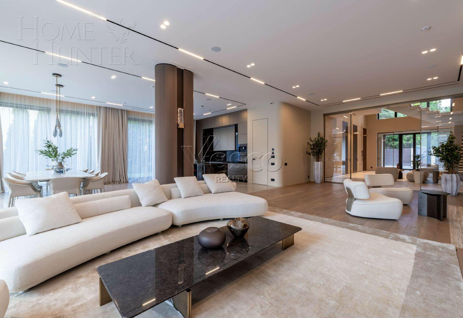 2-этажный коттедж 1 150 м² с отделкой