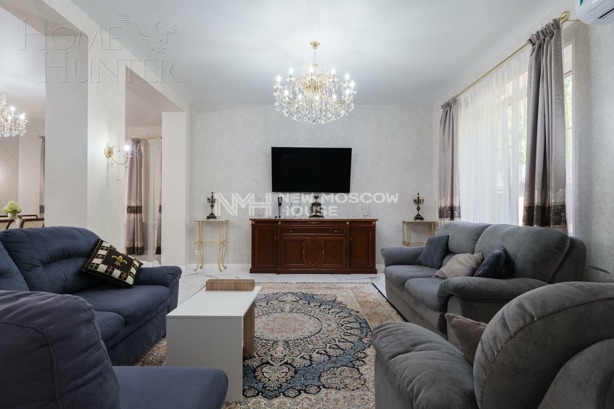 2-этажный коттедж 454 м² с отделкой