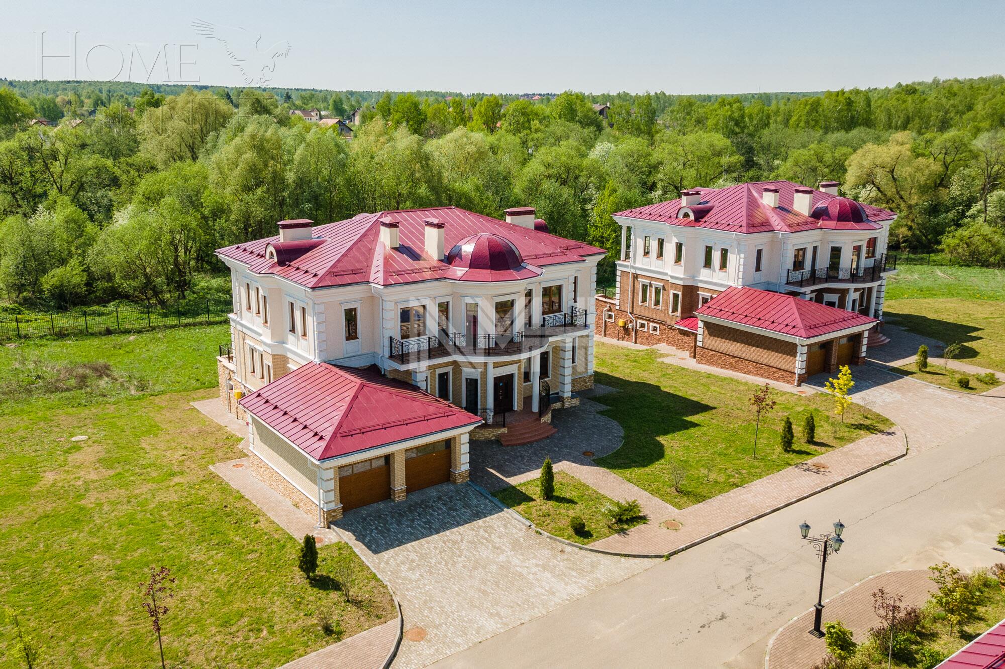 3-этажный коттедж 855 м² без отделки