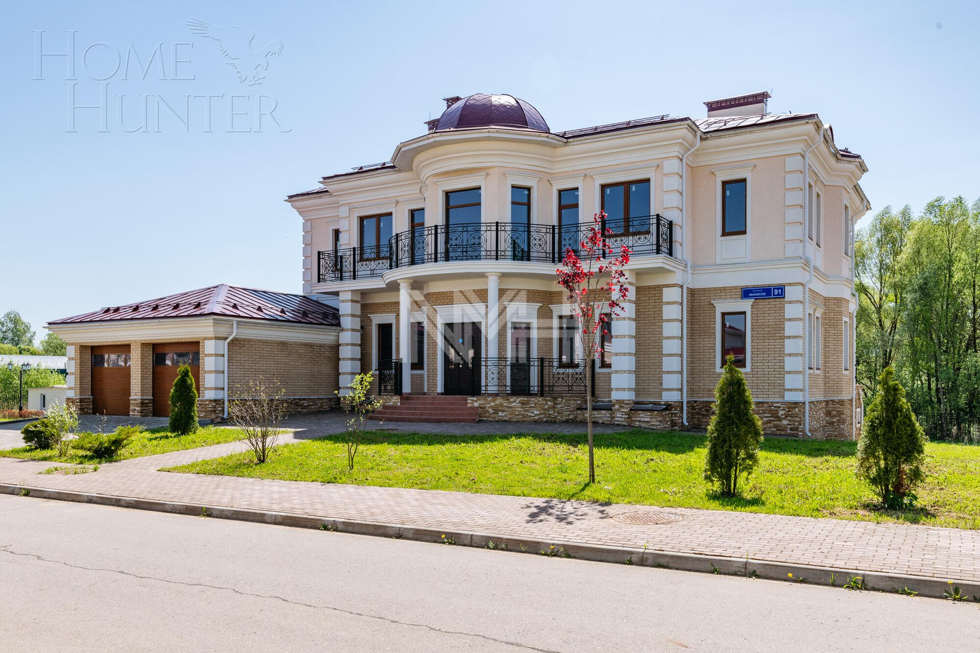 3-этажный коттедж 855 м² без отделки
