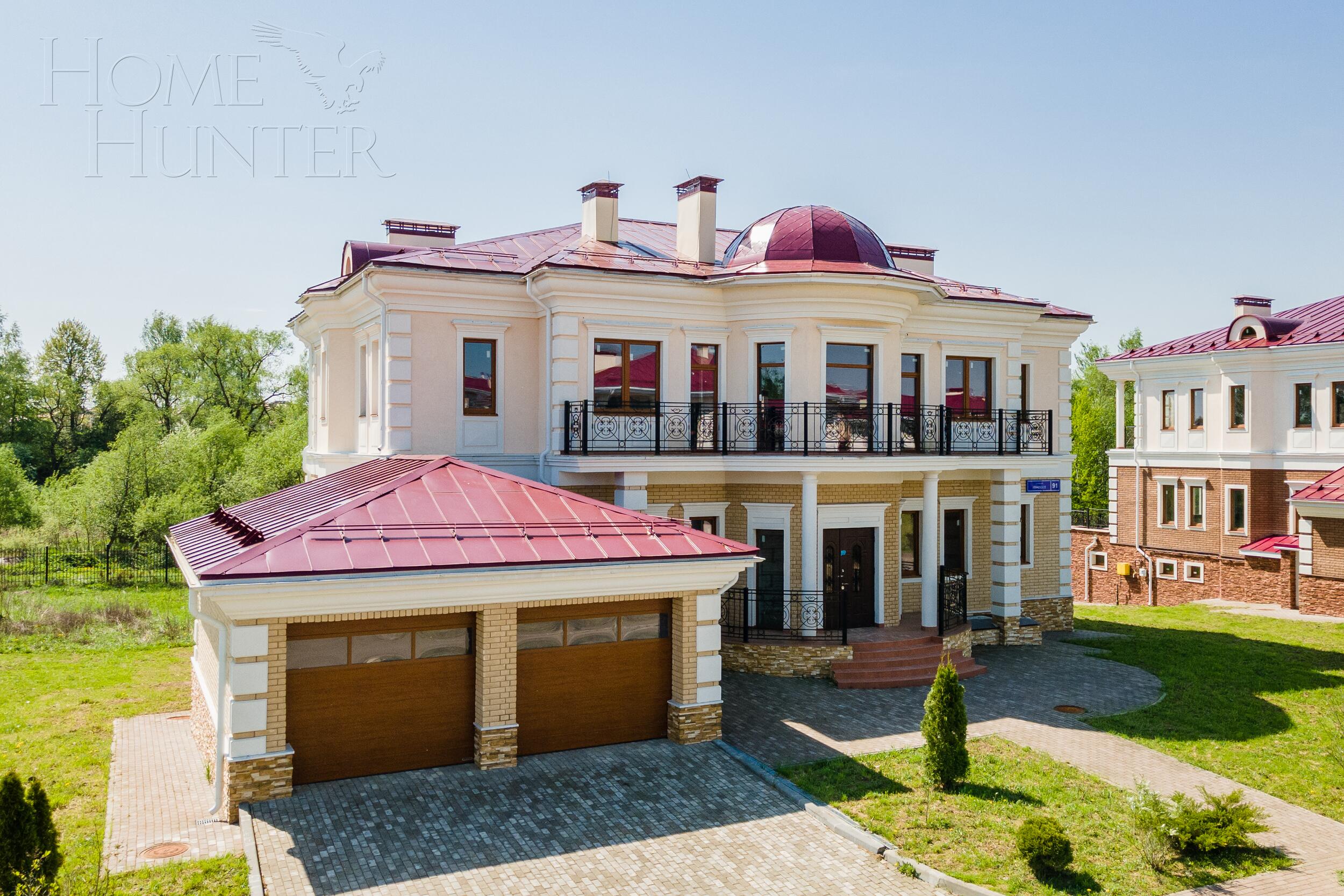 3-этажный коттедж 855 м² без отделки