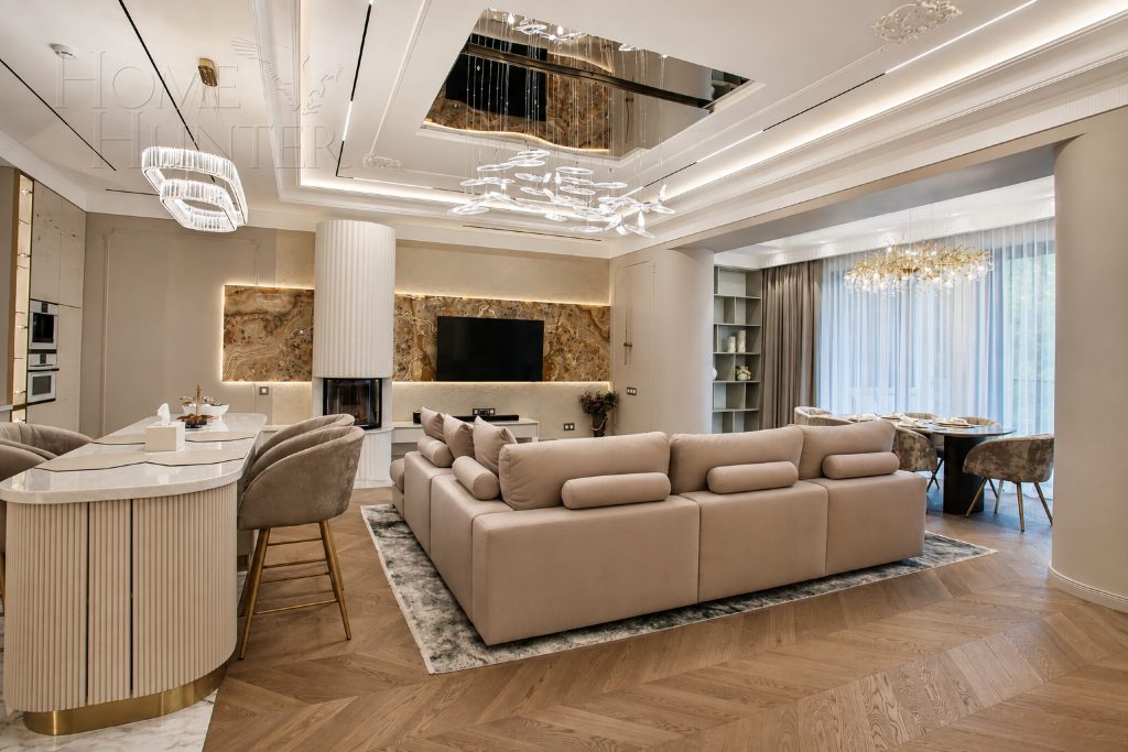 2-этажный таунхаус 300 м² с отделкой