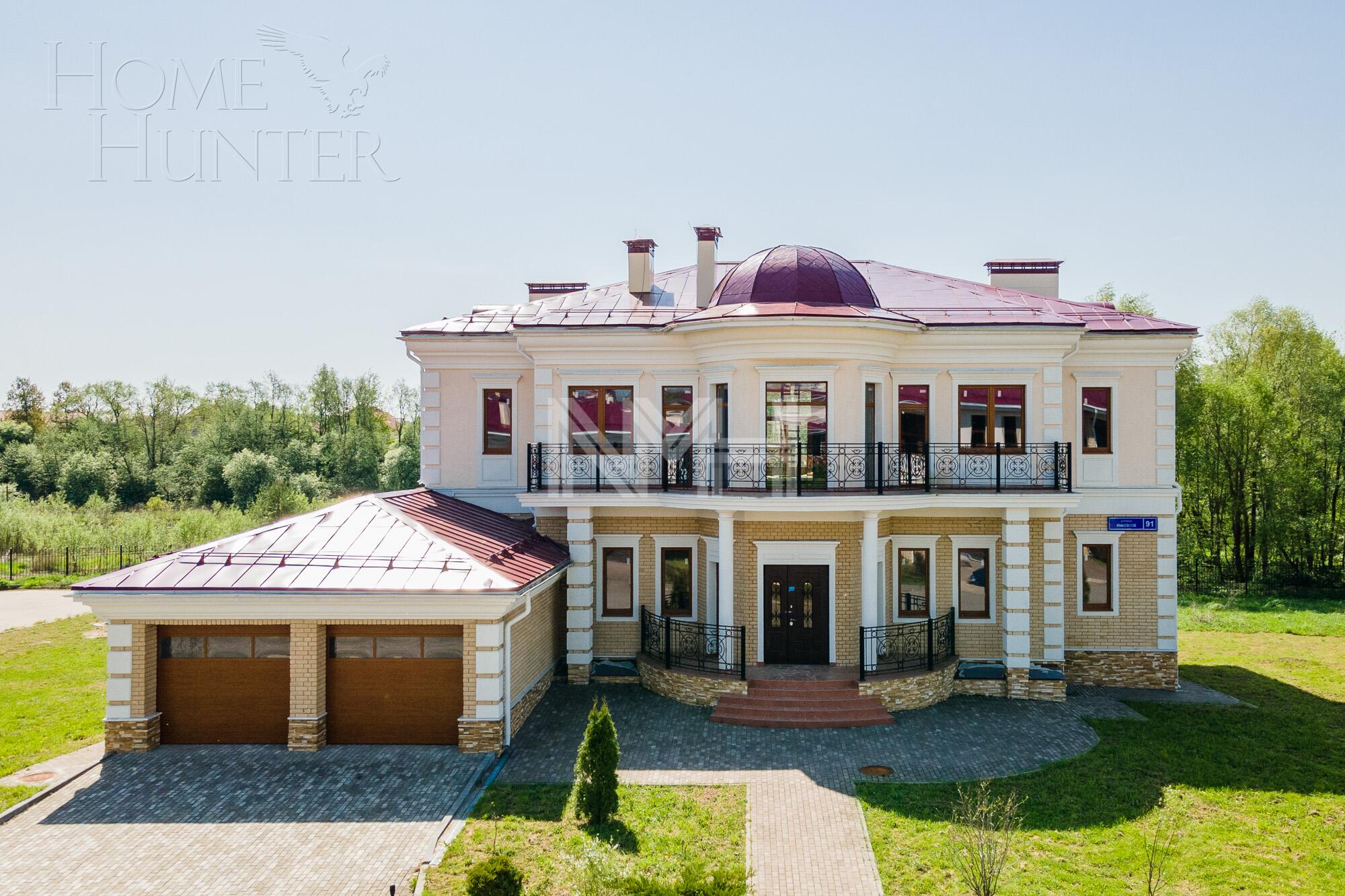 3-этажный коттедж 855 м² без отделки