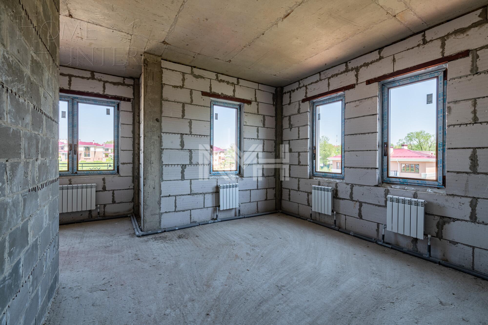 3-этажный коттедж 855 м² без отделки