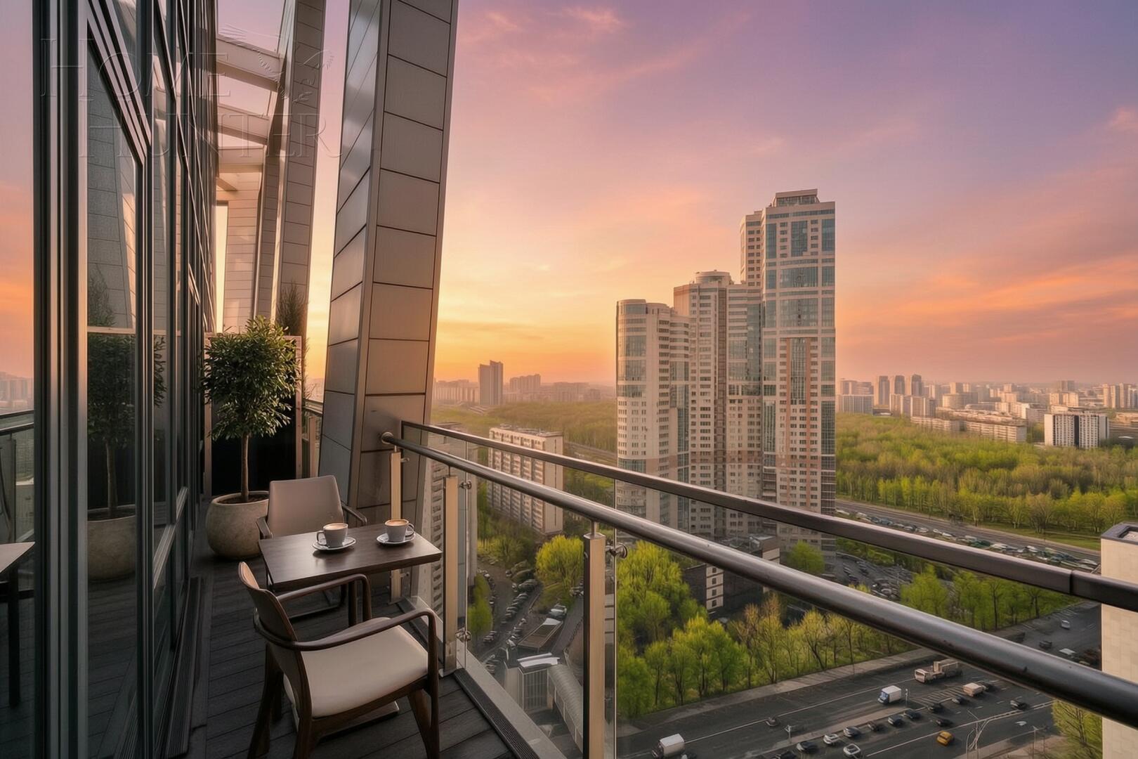 3-УРОВНЕВЫЙ ПЕНТХАУС С ОТДЕЛКОЙ 196.8 М² НА 23 ЭТАЖЕ