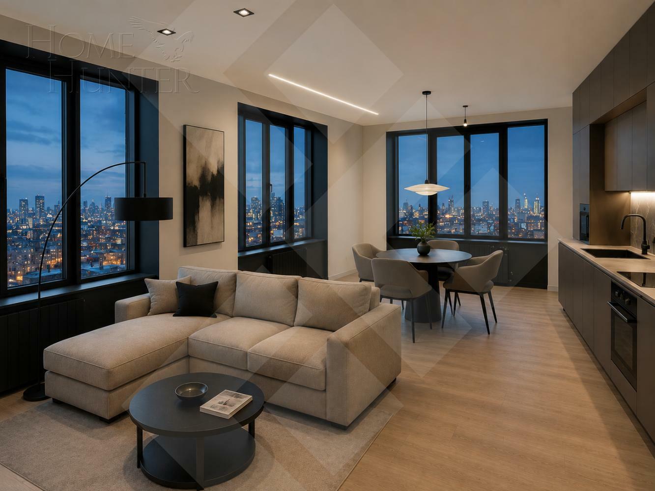 3-КОМН. КВАРТИРА С ОТДЕЛКОЙ 110 М² НА 9 ЭТАЖЕ