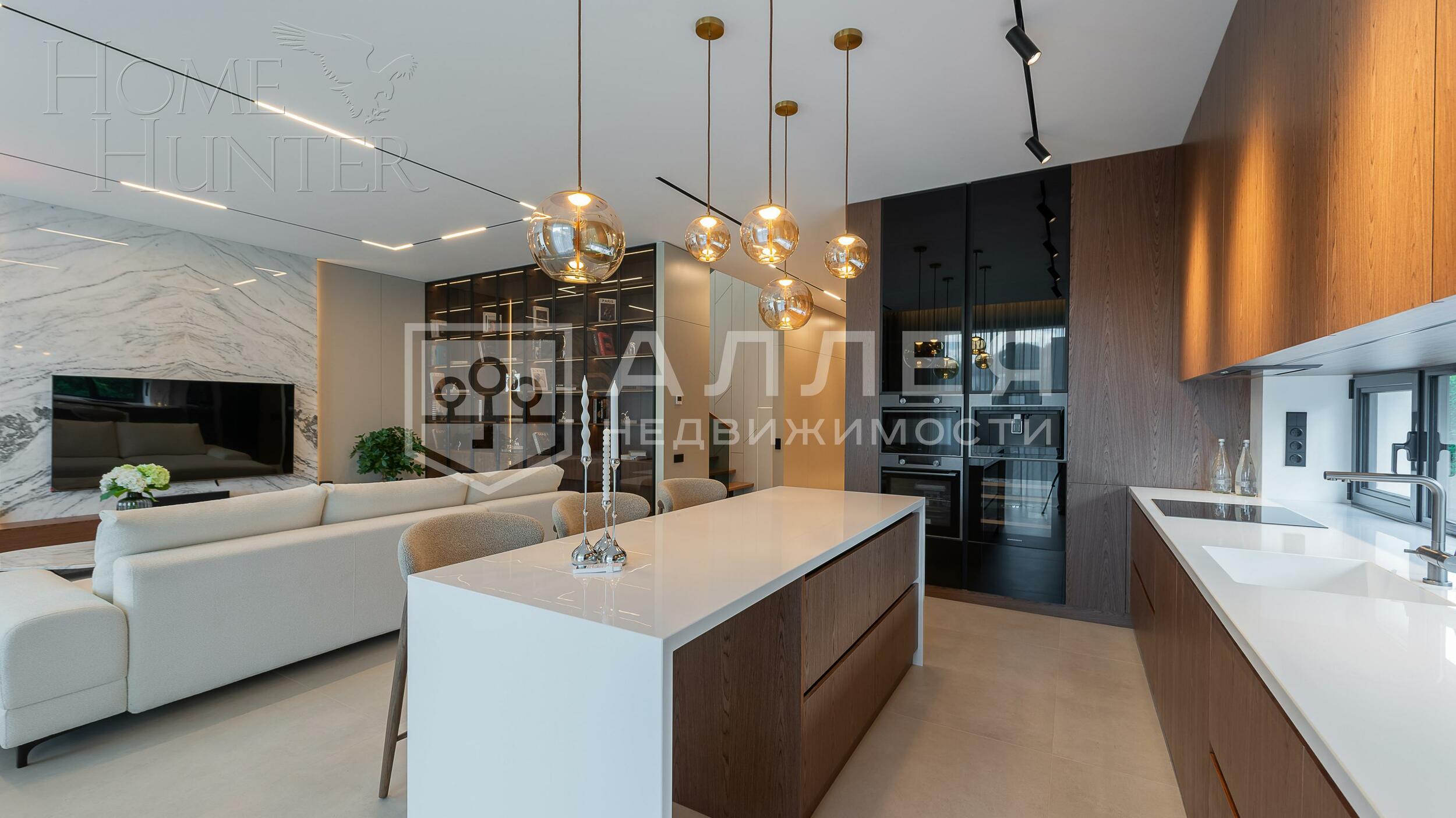 2-этажный коттедж 345 м² с отделкой