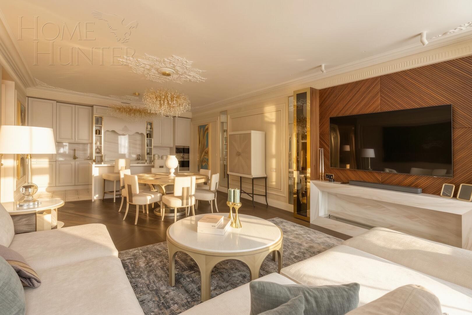 3-КОМН. КВАРТИРА С ОТДЕЛКОЙ 127.3 М² НА 3 ЭТАЖЕ