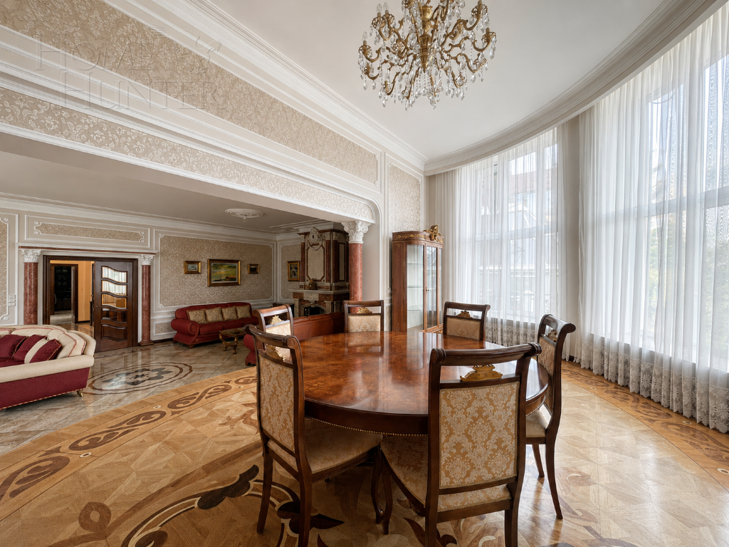 4-этажный коттедж 880 м² с отделкой